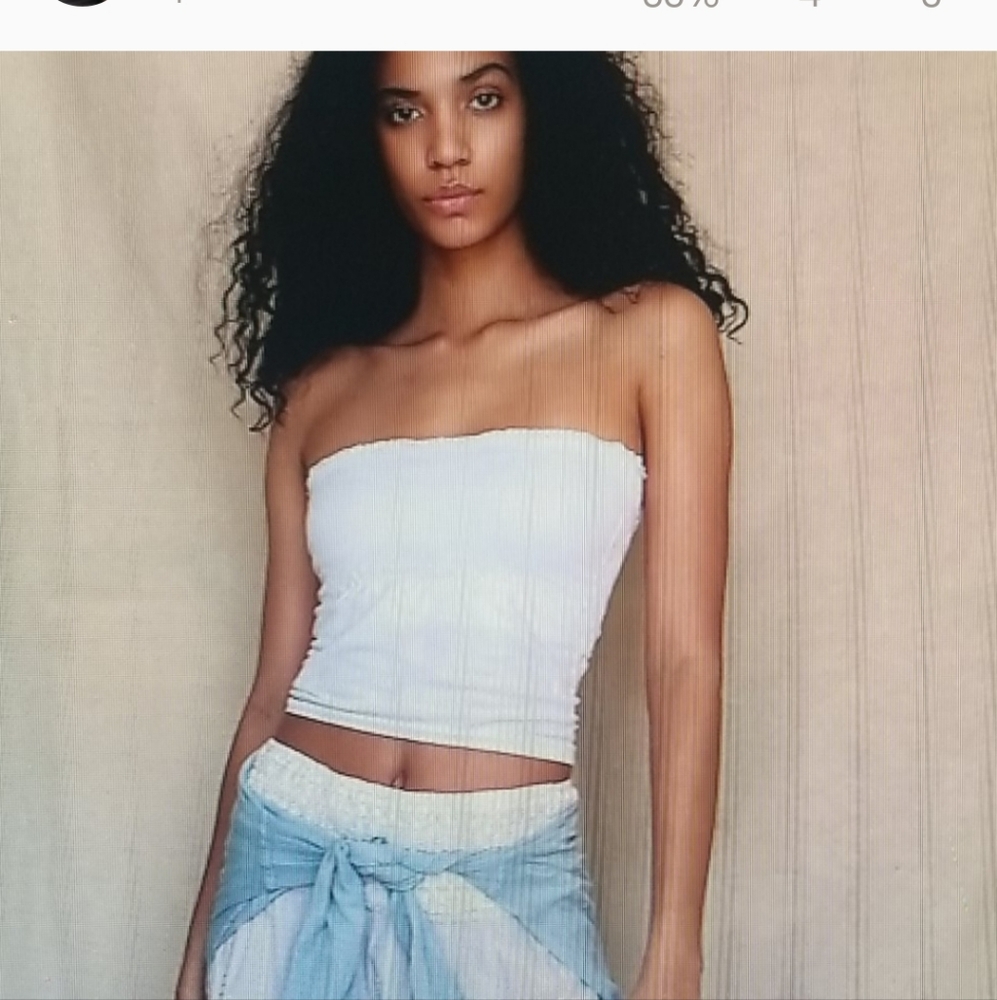 Free people strapless tank